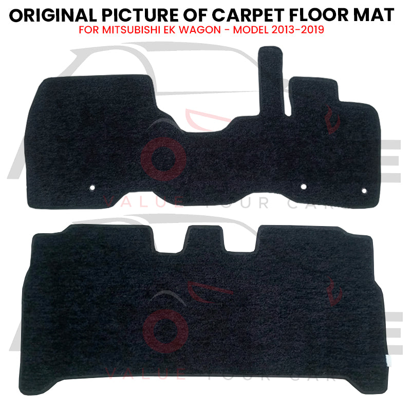 Mitsubishi EK Wagon Fitting Carpet Floor Mat 2PCS - Model 2013-2019