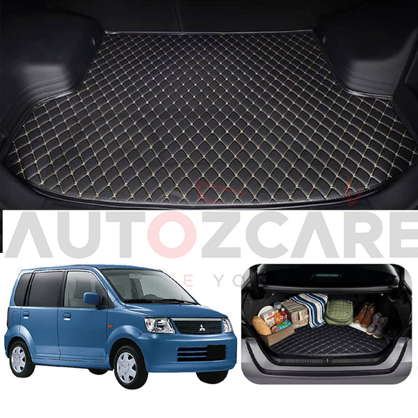 Mitsubishi EK Wagon 7D Custom Car Trunk Mat - Model 2000-2006