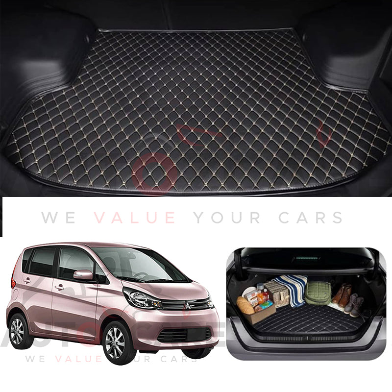 Mitsubishi EK Wagon 7D Custom Car Trunk Mat - Model 2013-2019