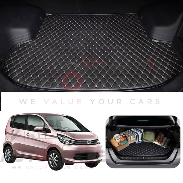 Mitsubishi EK Wagon 7D Custom Car Trunk Mat - Model 2013-2019