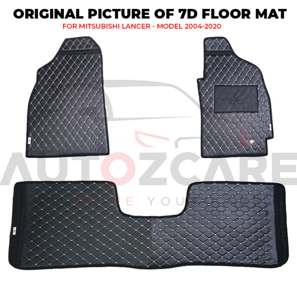 Mitsubishi Lancer 7D Floor Mat ( Flat Style ) - Model 2004-2020