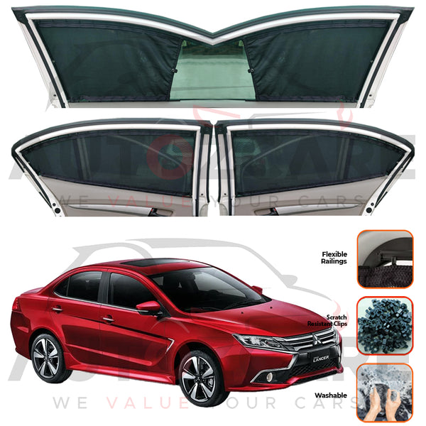 Mitsubishi Lancer Custom Car Sliding Curtains - Model 2004-2020