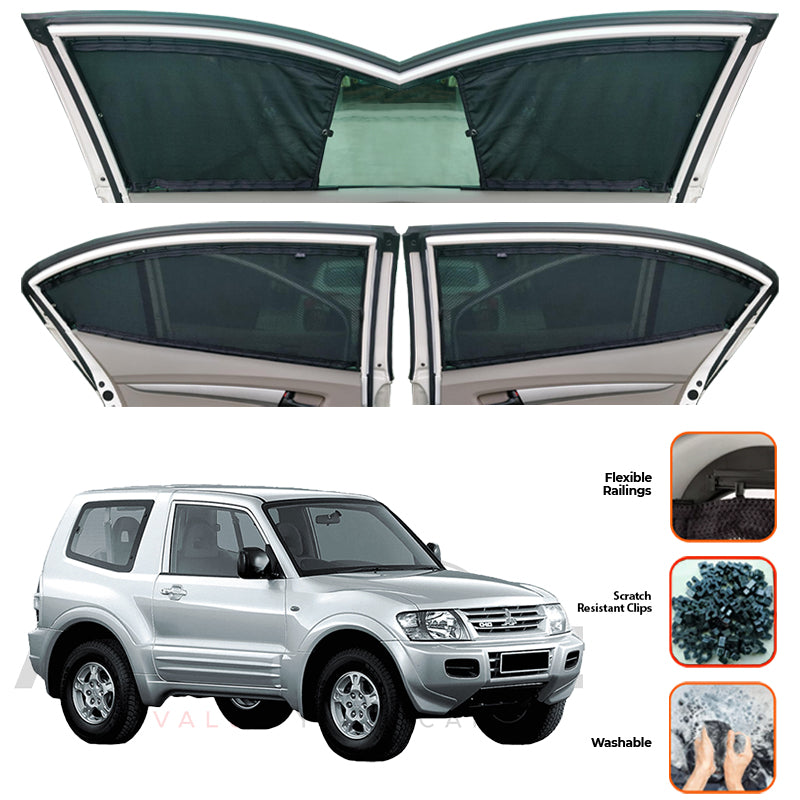 Mitsubishi Mini Pajero Custom Car Sliding Curtains - Model 1994-2012