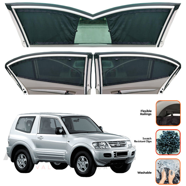 Mitsubishi Mini Pajero Custom Car Sliding Curtains - Model 1994-2012