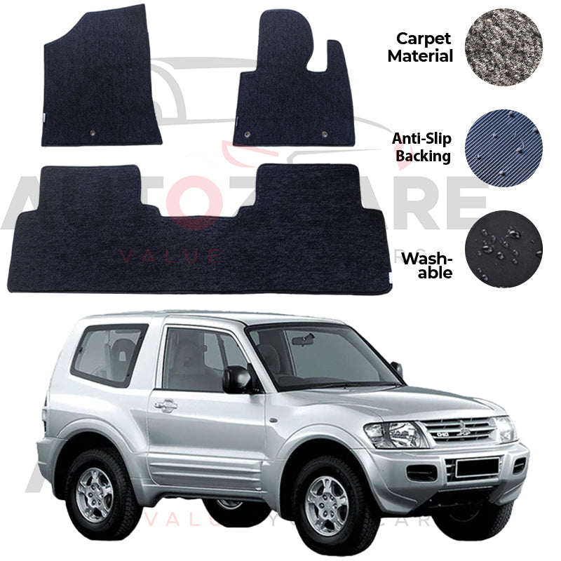 Mitsubishi Mini Pajero Genuine Fitting Carpet Floor Mat 3PCS - Model 1994-2012