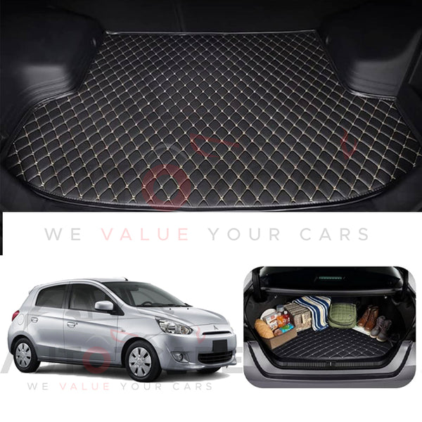 Mitsubishi Mirage 7D Custom Car Trunk Mat - Model 2012-2018