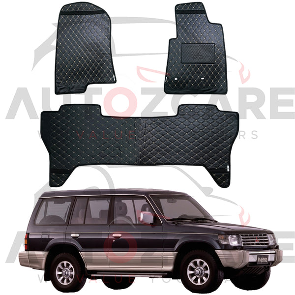 Mitsubishi Pajero 7D Floor Mat (Flat Style) 3PCS - Model 1992-1998