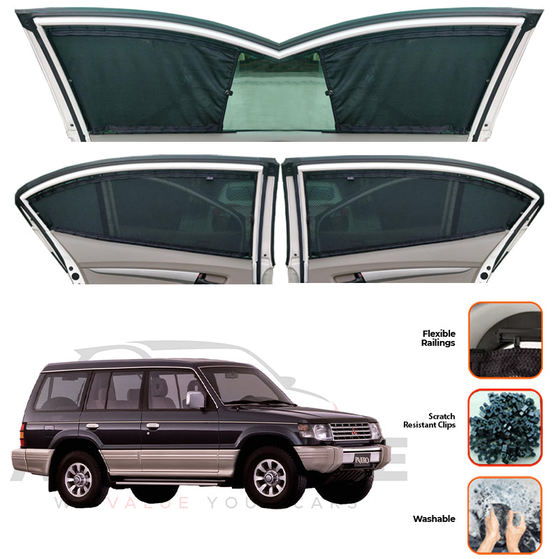 Mitsubishi Pajero Custom Car Sliding Curtains - Model 1992-1998