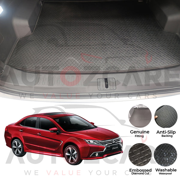 Mitsubishi Lancer Custom China Rexine Custom-Size Trunk Mat - Model 2004-2020
