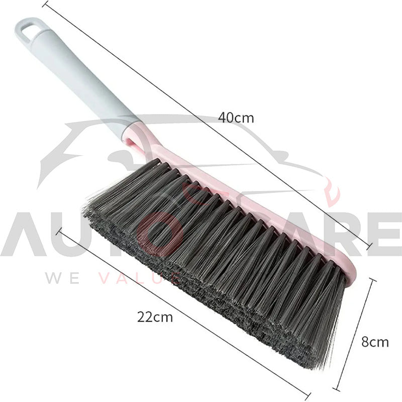 Multi Functional Handled Washable Soft Bristle Brush | Car Floor and Seat Cleaning