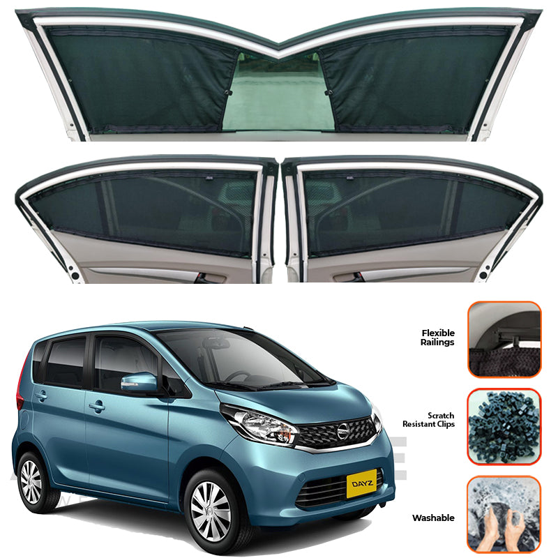 Nissan Dayz Custom Car Sliding Curtains - Model 2013-2019