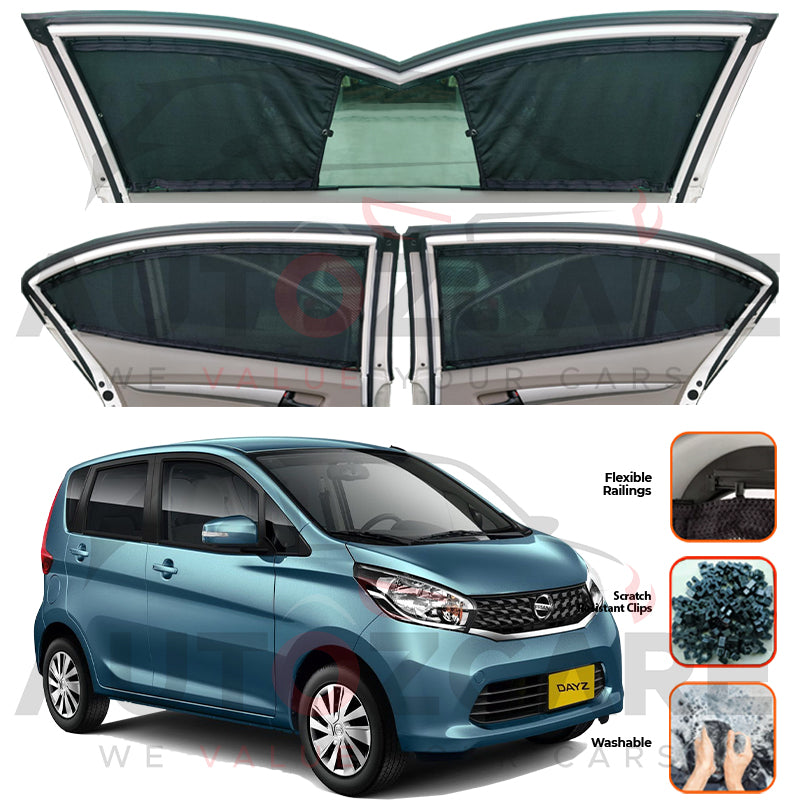 Nissan Dayz Custom Car Sliding Curtains - Model 2013-2019