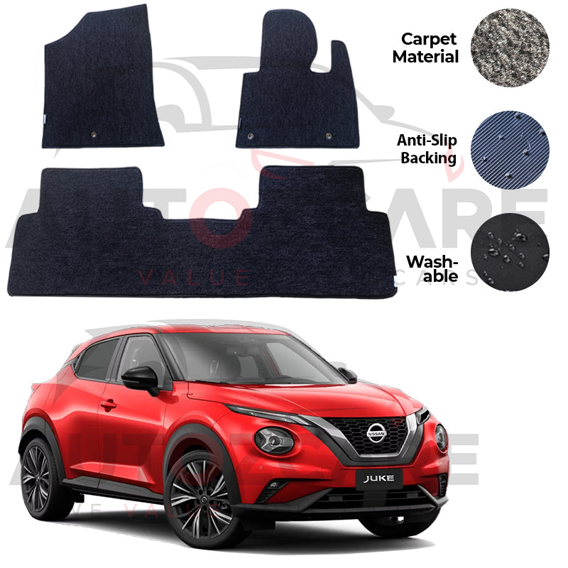 Nissan Juke Genuine Fitting Carpet Floor Mat 3PCS - Model 2020-2026