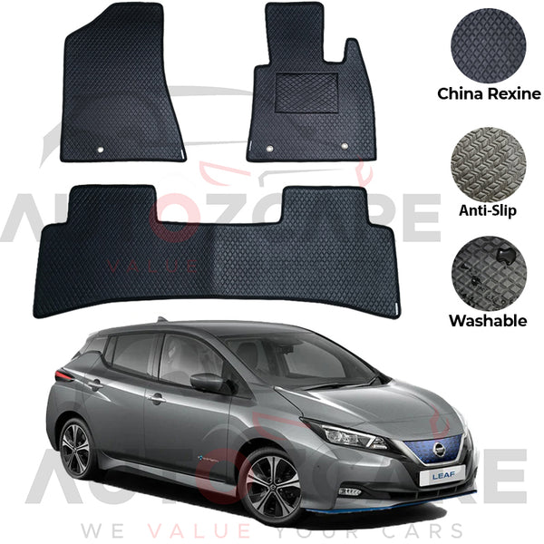 Nissan Leaf China Rexine Floor Mat 5PCS - Model 2017-2025