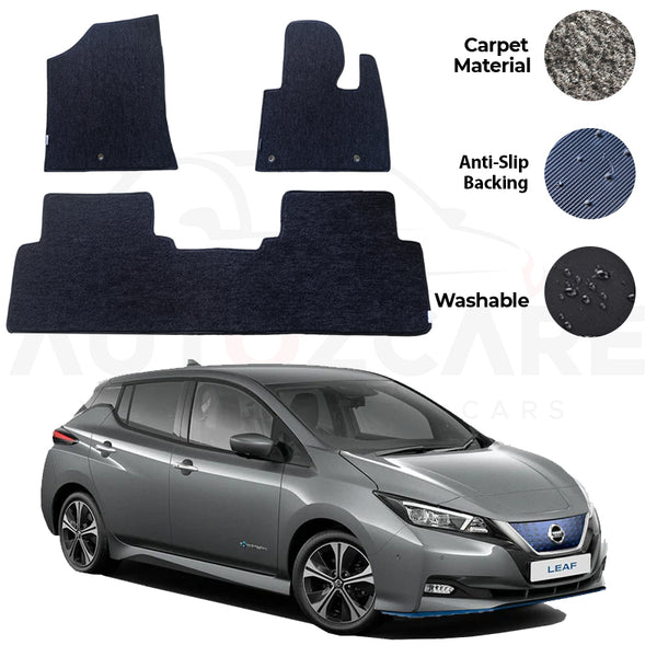 Nissan Leaf Fitting Carpet Floor Mat 3PCS - Model 2023-2024