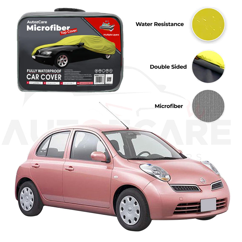 Nissan March Microfiber Car Top Cover - Model 2003-2010