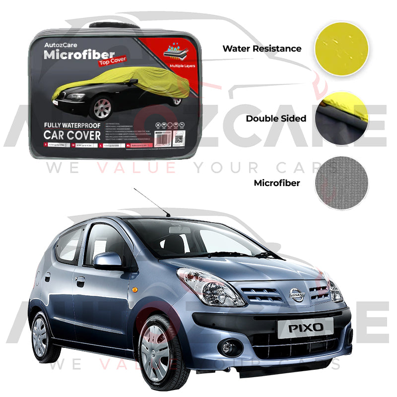 Nissan Pixo Microfiber Car Top Cover - Model 2009-2013