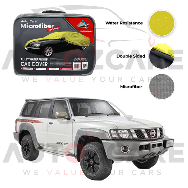 Nissan Safari Microfiber Car Top Cover - Model 2010-2026