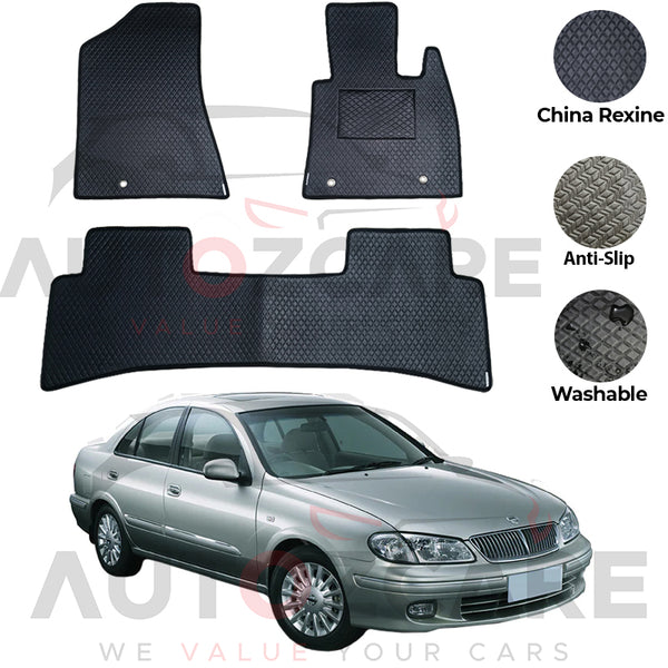 Nissan Sunny China Rexine Floor Mat 3PCS - Model 2005-2010