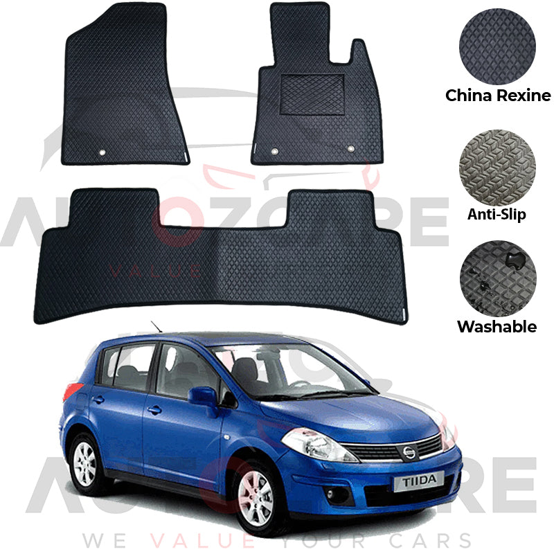 Nissan Tiida China Rexine Floor Mat 3PCS - Model 2004-2011