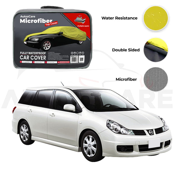 Nissan Wingroad Microfiber Car Top Cover - Model 2006-2018 - AutozCare Pakistan