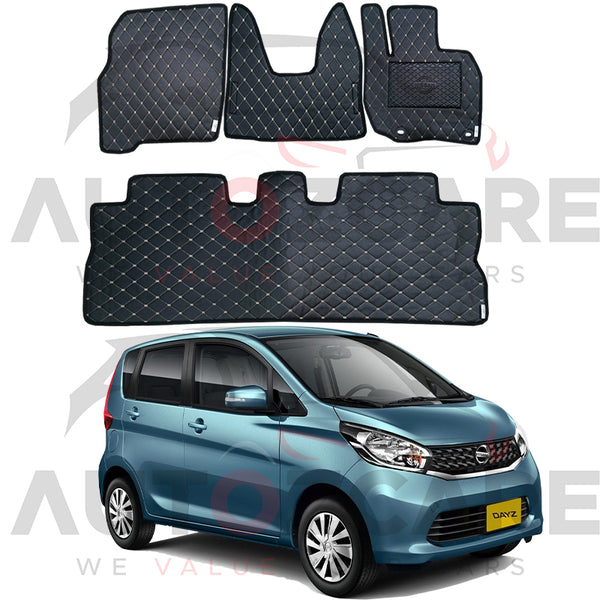 Nissan Dayz 7D Floor Mat (Flat Style) 4PCS - Model 2013-2019