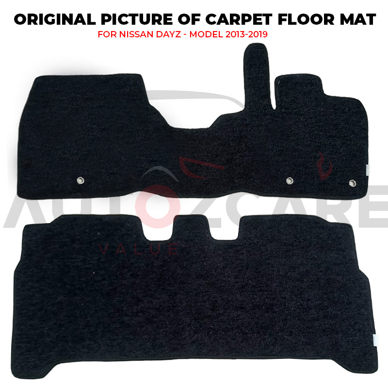 Nissan Dayz Genuine Fitting Carpet Floor Mat 2PCS - Model 2013-2019