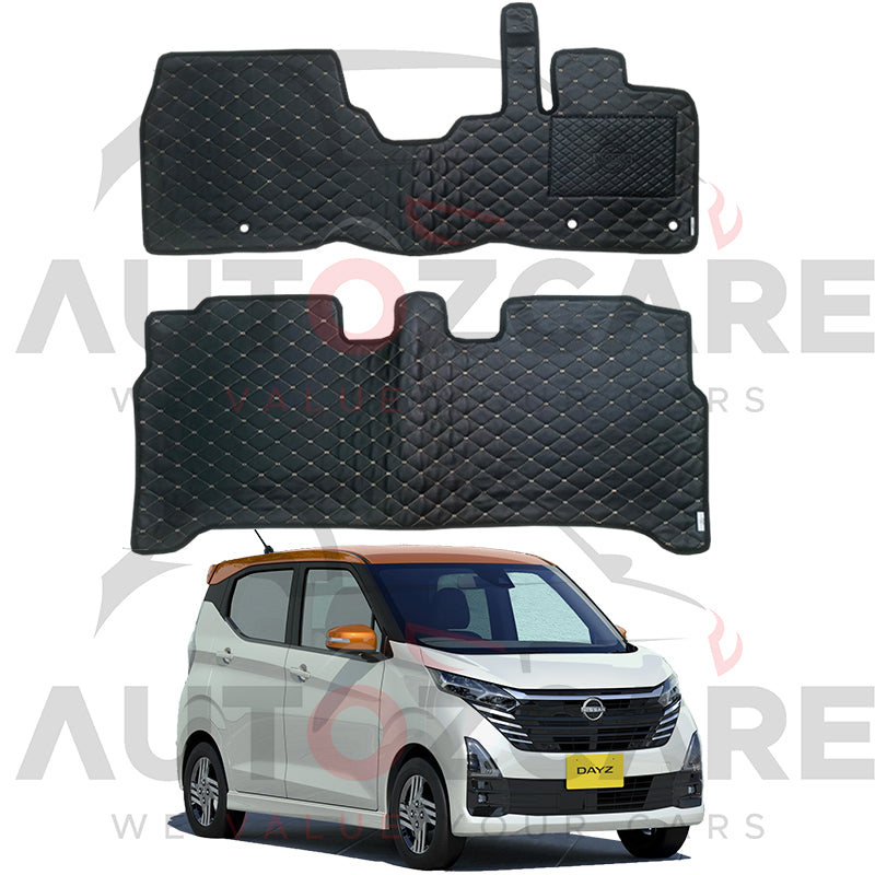 Nissan Dayz 7D Floor Mat (Flat Style) 2PCS - Model 2020-2025