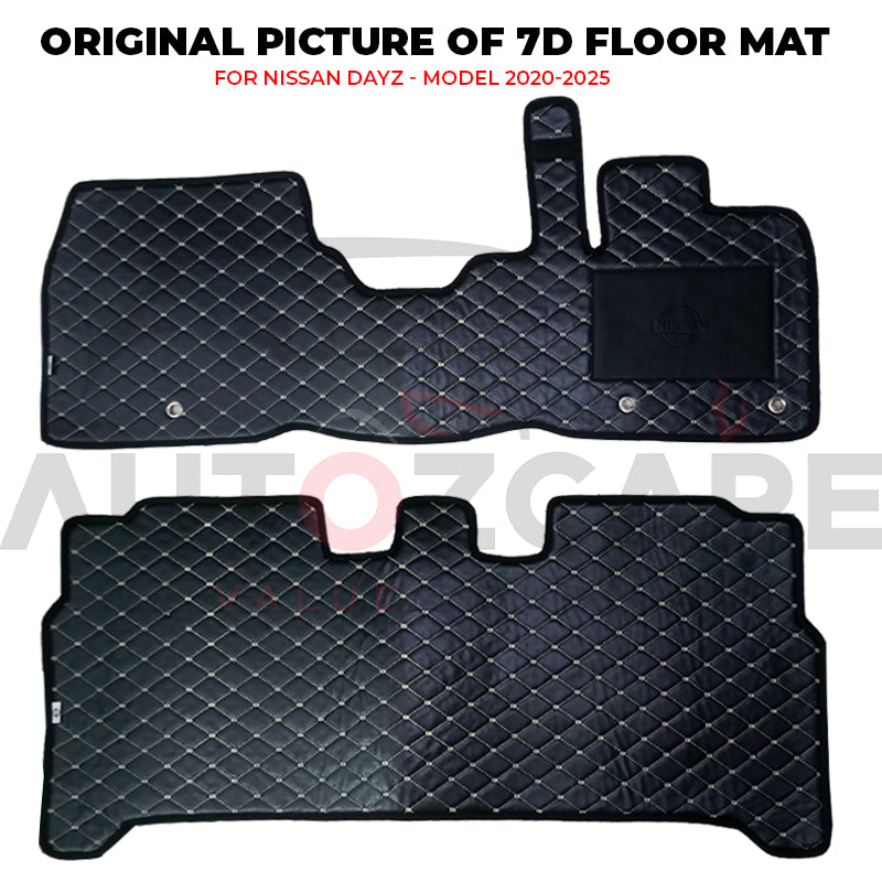 Nissan Dayz 7D Floor Mat ( Flat Style ) 2Pcs - Model 2020-2025