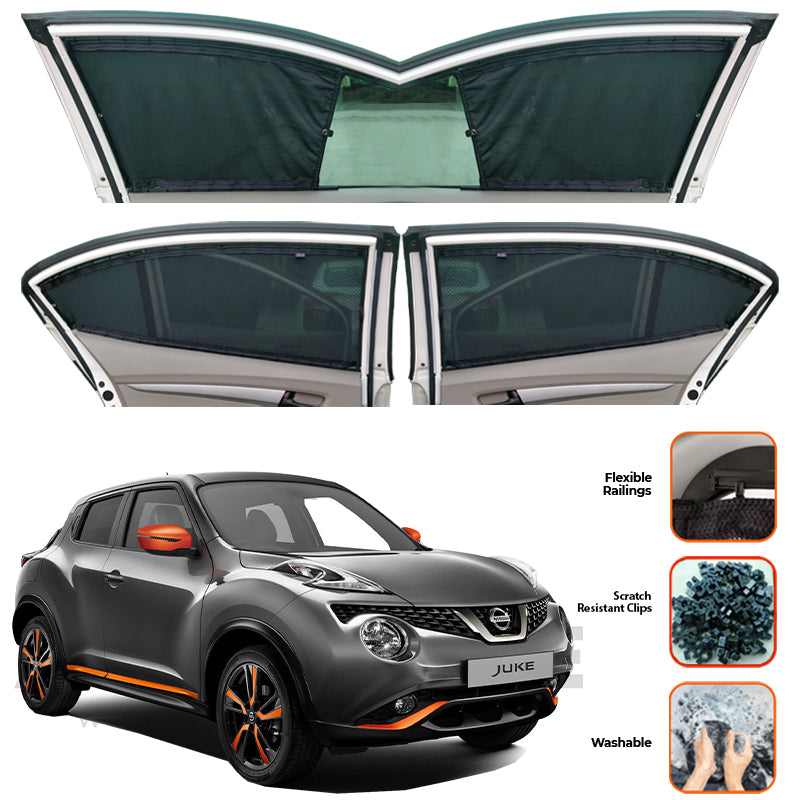 Nissan Juke Custom Car Sliding Curtains - Model 2010-2025