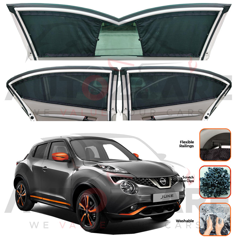 Nissan Juke Custom Car Sliding Curtains - Model 2010-2025