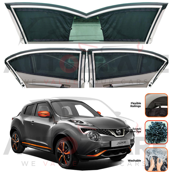 Nissan Juke Custom Car Sliding Curtains - Model 2010-2025