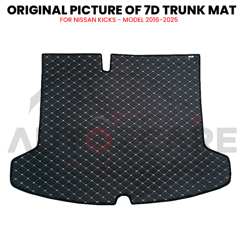 Nissan Kicks 7D Custom Car Trunk Mat - Model 2016-2025