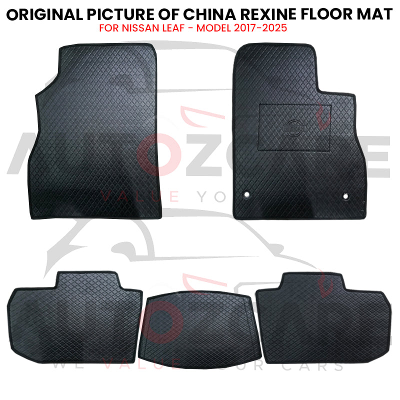 Nissan Leaf China Rexine Floor Mat 5PCS - Model 2017-2025