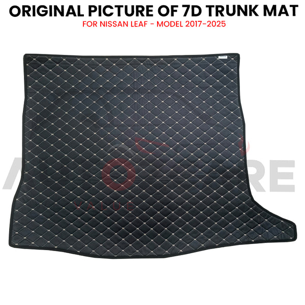 Nissan Leaf 7D Custom Car Trunk Mat - Model 2017-2025