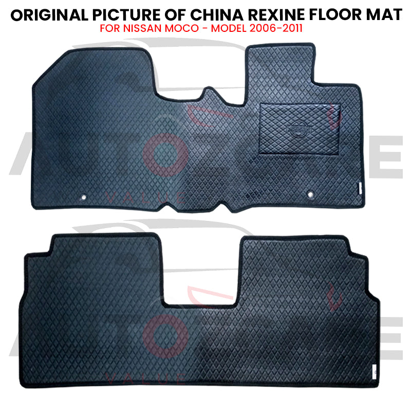 Nissan Moco China Rexine Floor Mat 2PCS - Model 2006-2011