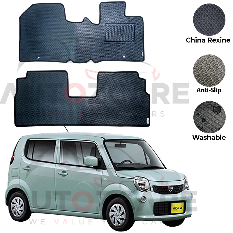 Nissan Moco China Rexine Floor Mat 2PCS - Model 2011-2018