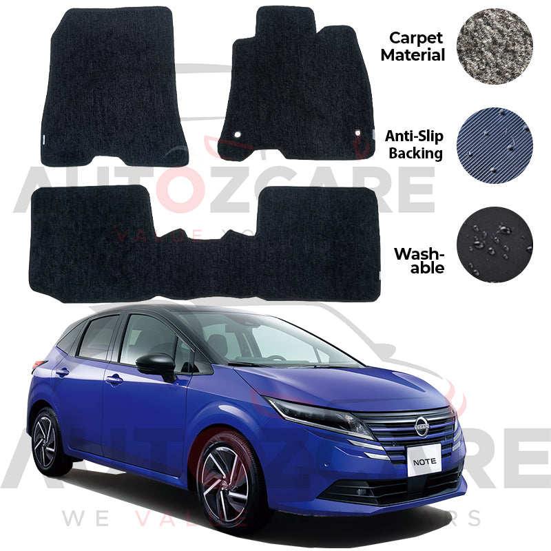 Nissan Note E-Power Genuine Fitting Carpet Floor Mat 3PCS - Model 2021-2025