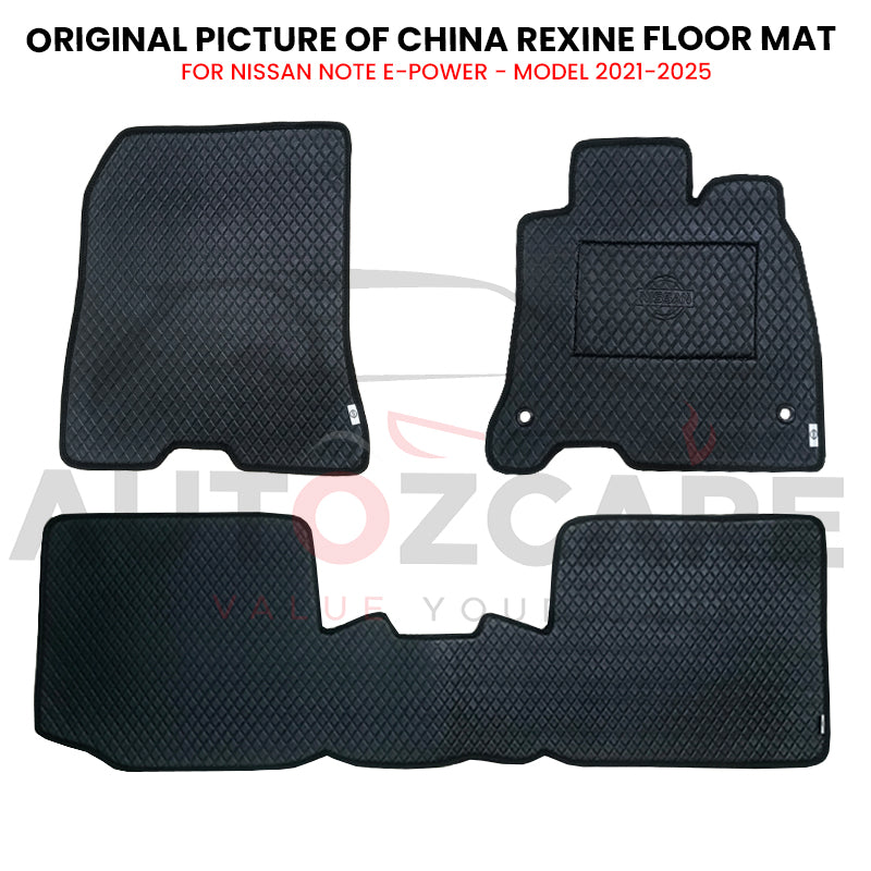 Nissan Note E-Power China Rexine Floor Mat 3PCS - Model 2021-2025