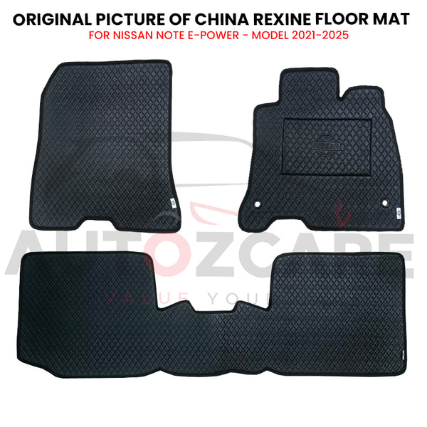 Nissan Note E-Power China Rexine Floor Mat 3PCS - Model 2021-2025