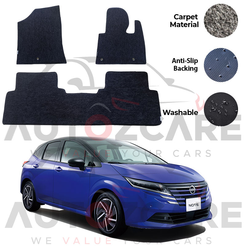 Nissan Note E-Power Genuine Fitting Carpet Floor Mat 3PCS - Model 2021-2025