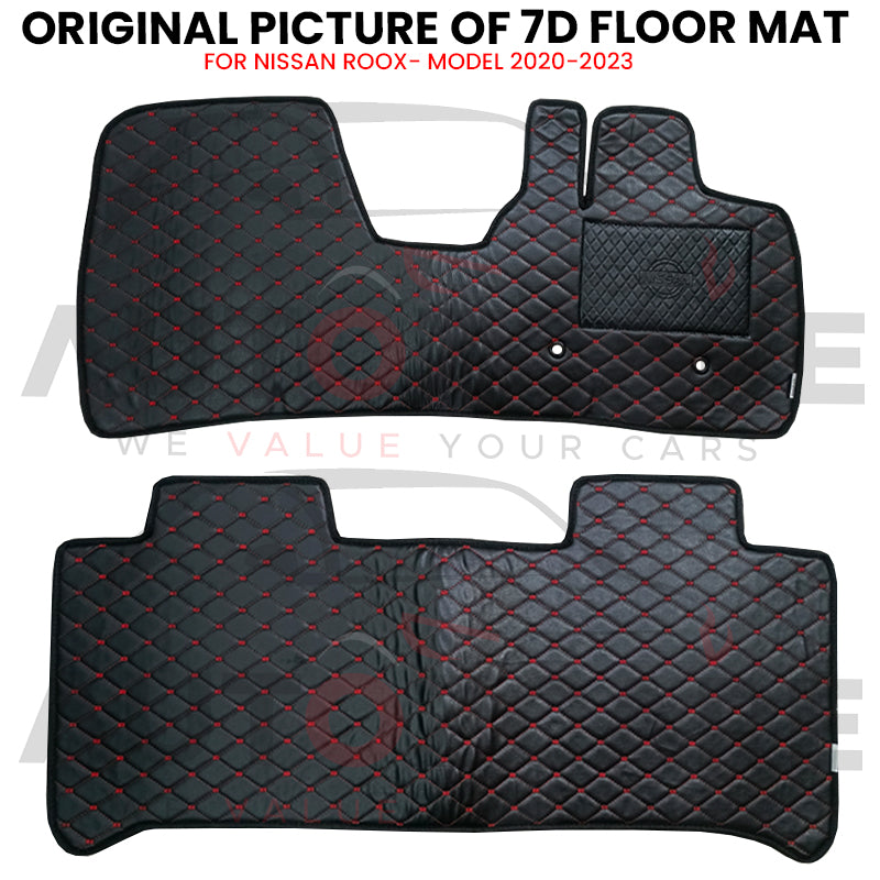 Nissan Roox 7D Floor Mat (Flat Style) 2PCS - Model 2020-2023