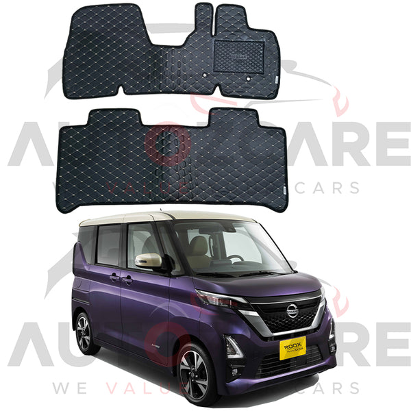 Nissan Roox 7D Floor Mat ( Flat Style ) 2PCS - Model 2020-2023