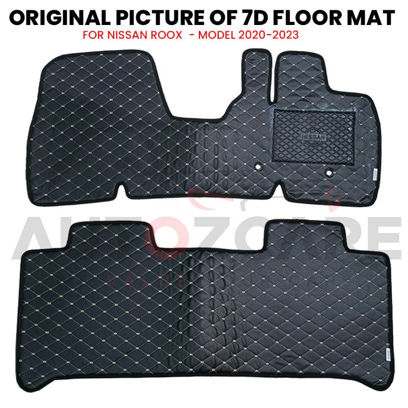 Nissan Roox 7D Floor Mat ( Flat Style ) 2PCS - Model 2020-2023