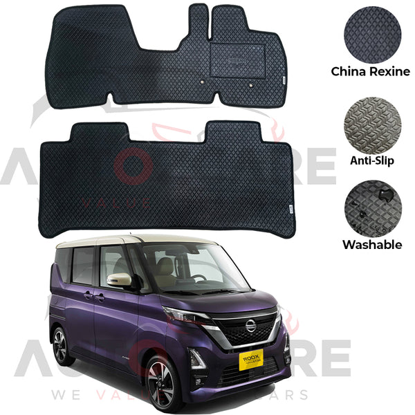 Nissan Roox China Rexine Floor Mat 2PCS - Model 2020-2023