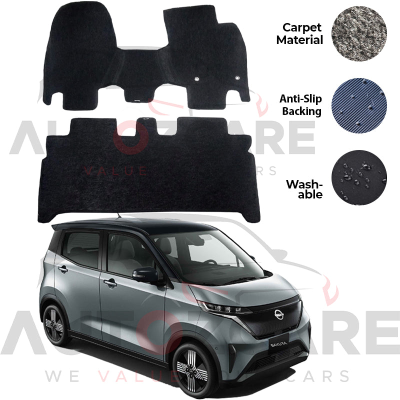 Nissan Sakura Genuine Fitting Carpet Floor Mat 2PCS - Model 2022-2025