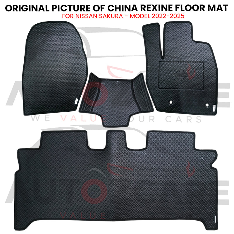 Nissan Sakura China Rexine Floor Mat 2PCS - Model 2022-2025