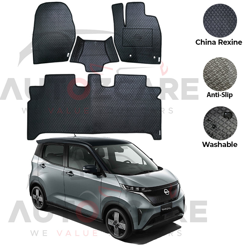 Nissan Sakura China Rexine Floor Mat 2PCS - Model 2022-2025