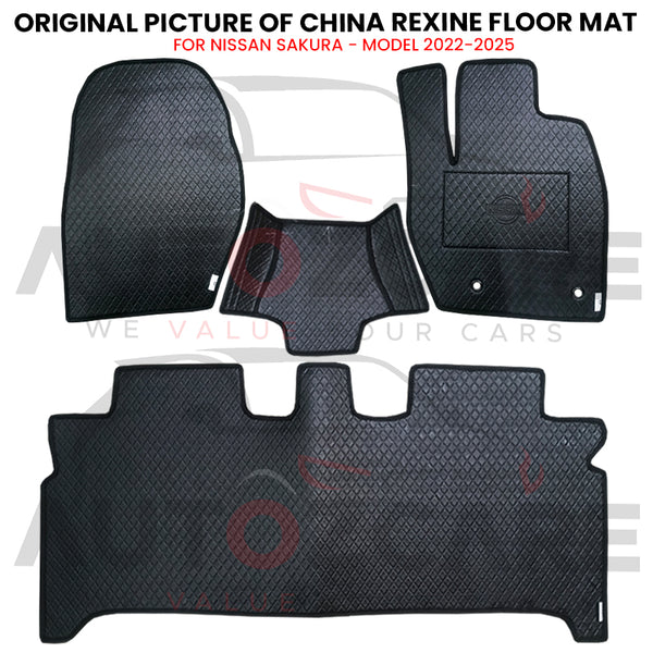 Nissan Sakura China Rexine Floor Mat 2PCS - Model 2022-2025