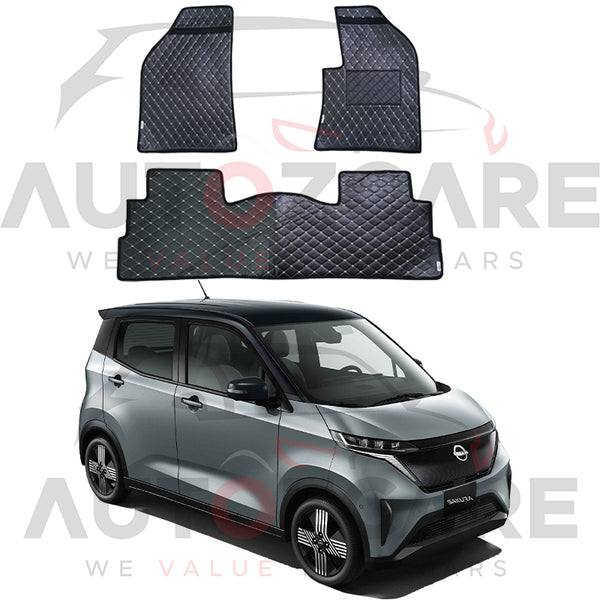 Nissan Sakura 7D Floor Mat ( Flat Style ) 2Pcs - Model 2022-2025